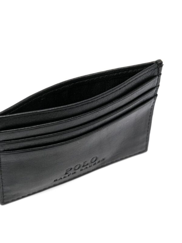 Polo Ralph Lauren debossed-leather leather cardholder - Image 3