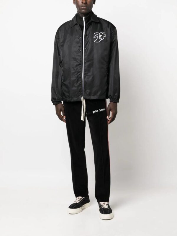 Palm Angels  logo-patch lightweight jacket - Image 2