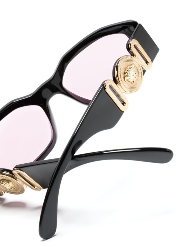 Versace Eyewear Medusa-plaque hexagonal-frame sunglasses - Image 3