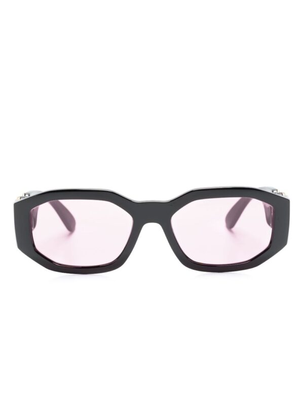 Versace Eyewear Medusa-plaque hexagonal-frame sunglasses