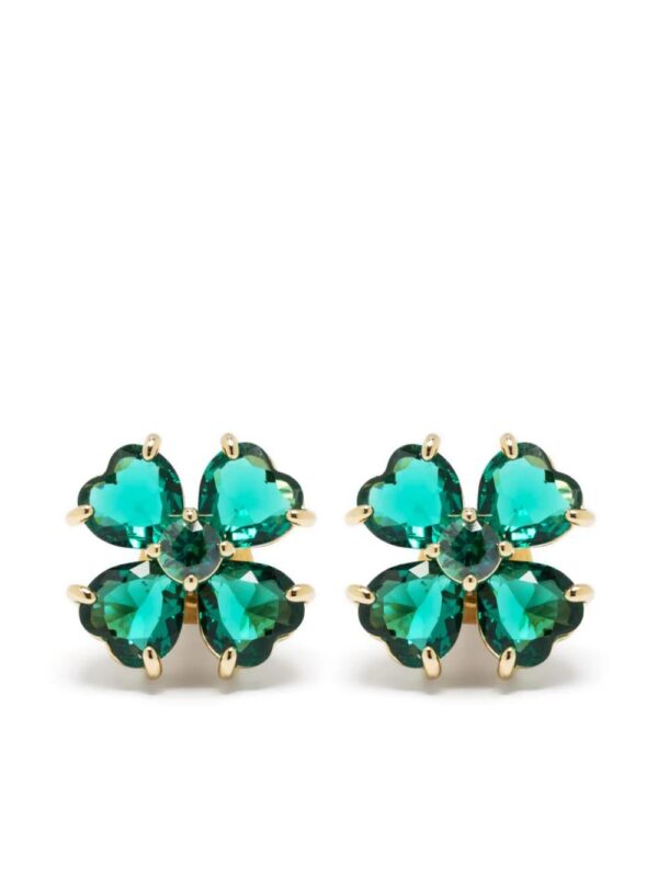 Swarovski  Idyllia clover stud earrings