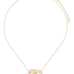 Swarovski  Dextera crystal-embellished interlinked necklace