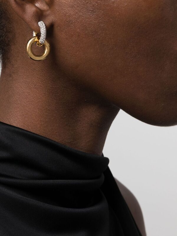 Swarovski  Dextera crystal-embellished earrings - Image 3