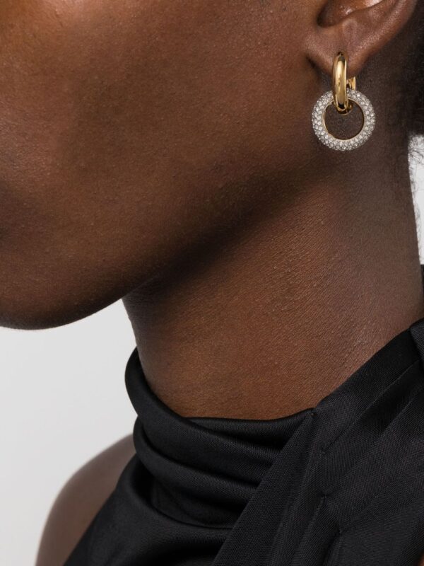 Swarovski  Dextera crystal-embellished earrings - Image 2