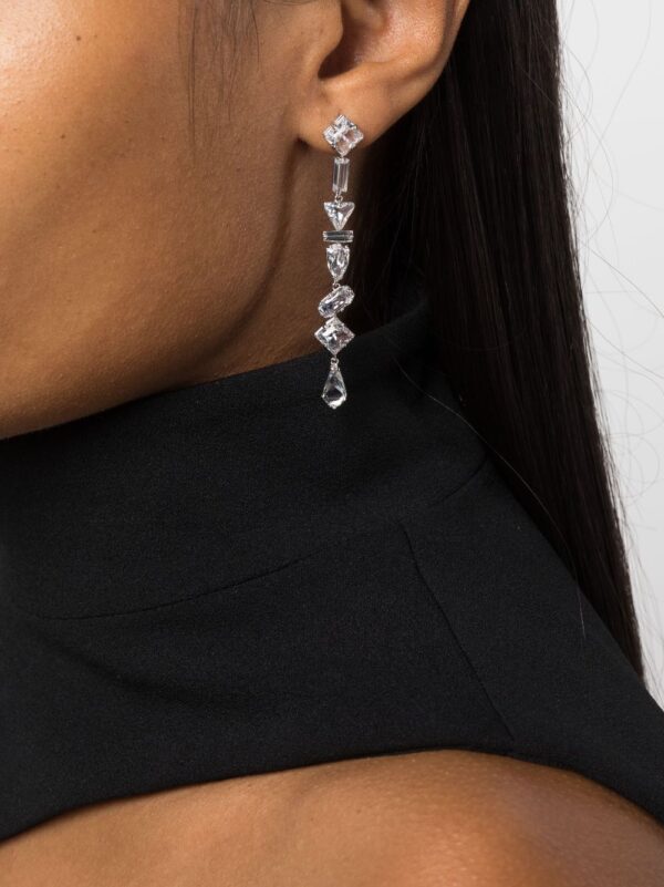 Swarovski  Mesmera crystal-embellished earrings - Image 2