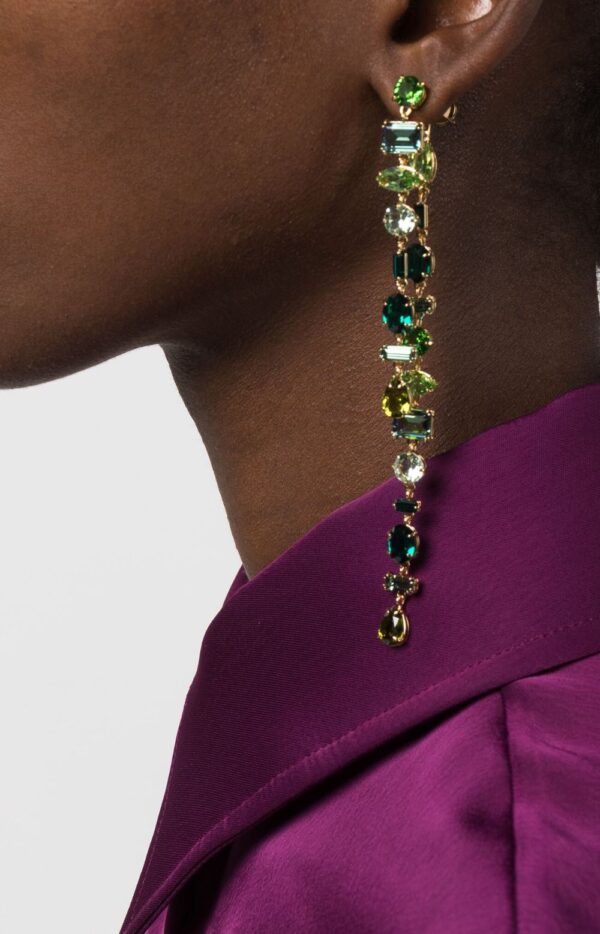Swarovski  Gema crystal-embellished earrings - Image 2