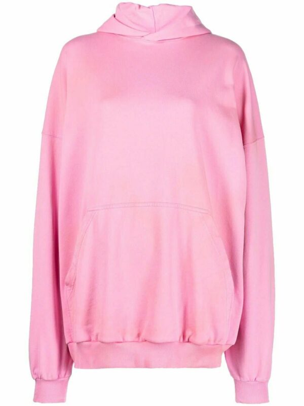 Balenciaga  oversized logo-print cotton hoodie