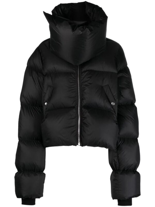 Rick Owens  funnel-neck padded down jacket
