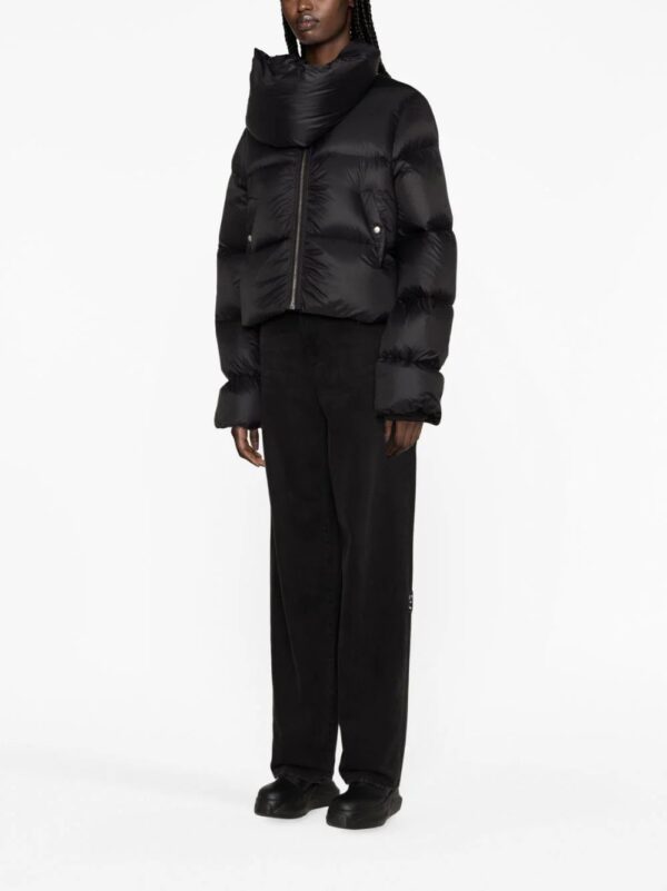 Rick Owens  funnel-neck padded down jacket - Image 2