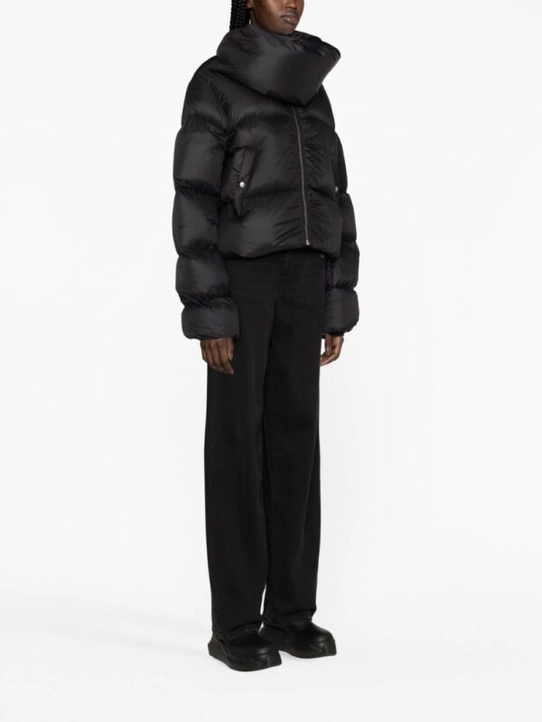 Rick Owens  funnel-neck padded down jacket - Image 4