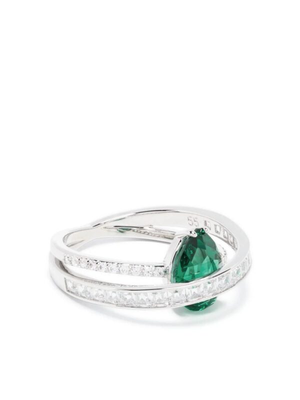 Swarovski  Hyperbola Cocktail crystal-embellished ring