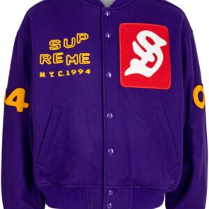 Supreme  Tourist "Purple" varsity jacket
