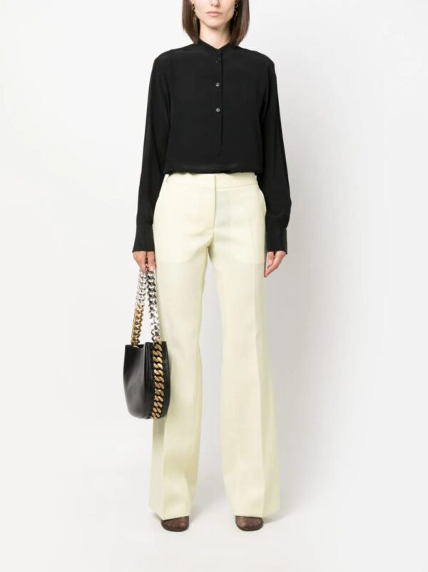 Stella McCartney  band-collar silk blouse - Image 2
