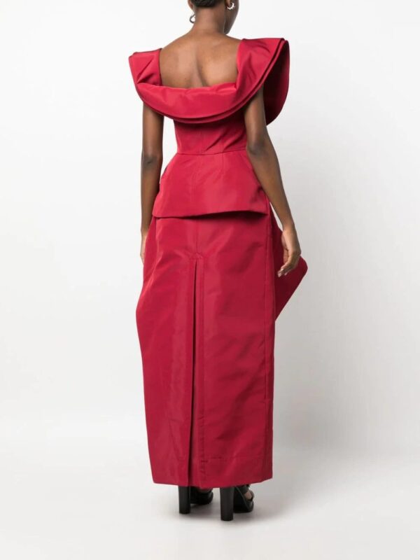 Alexander McQueen  off-shoulder ruffled minidress - Image 4