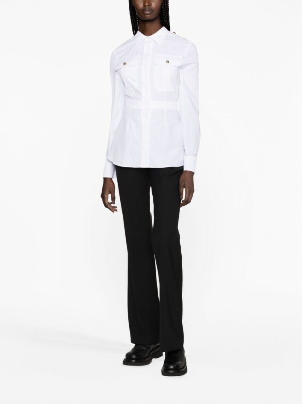 Alexander McQueen  box-pleat cotton shirt - Image 2