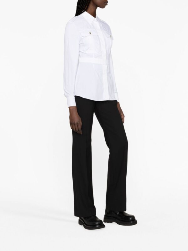 Alexander McQueen  box-pleat cotton shirt - Image 3
