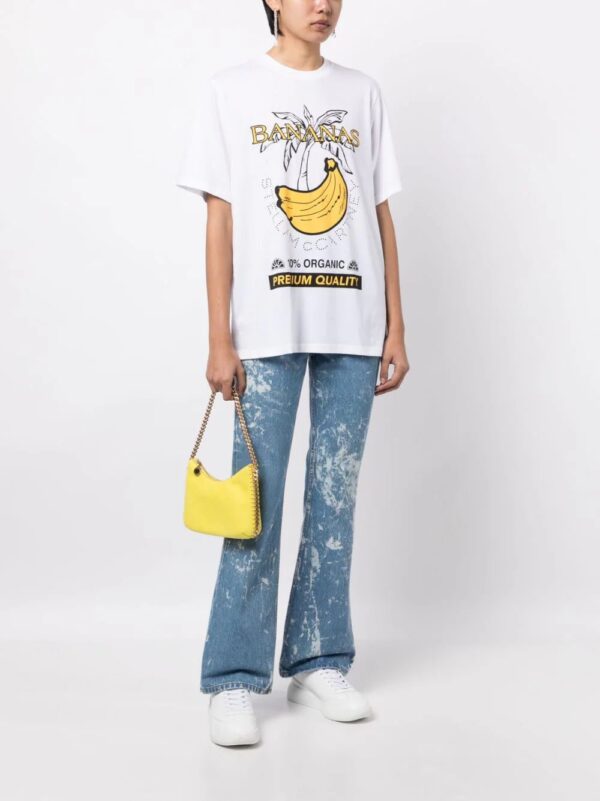 Stella McCartney  banana-print cotton T-shirt - Image 2