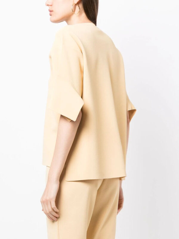 Stella McCartney  asymmetric short-sleeved T-shirt - Image 4