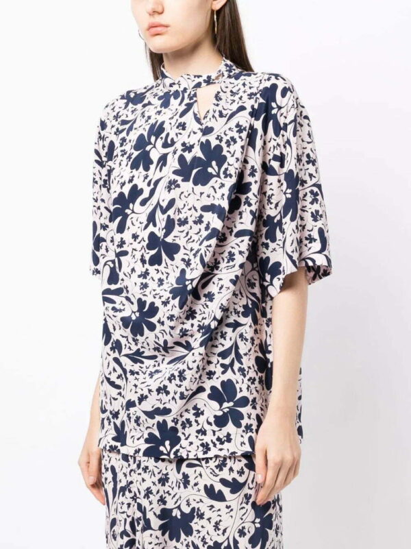 Stella McCartney  floral-print silk blouse - Image 3