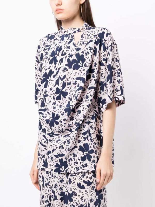 Stella McCartney  floral-print silk blouse - Image 3