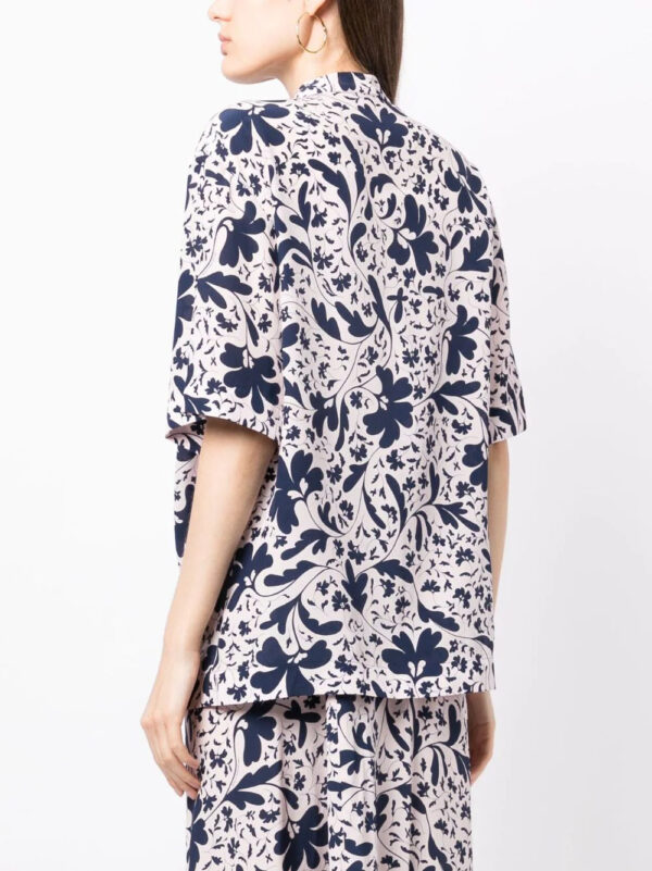 Stella McCartney  floral-print silk blouse - Image 4