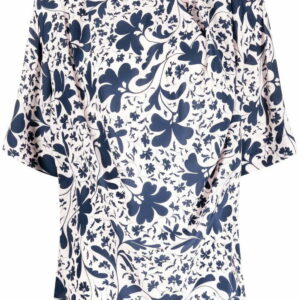Stella McCartney  floral-print silk blouse