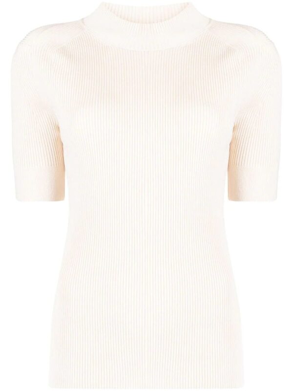 Stella McCartney  high-neck ribbed-knit top