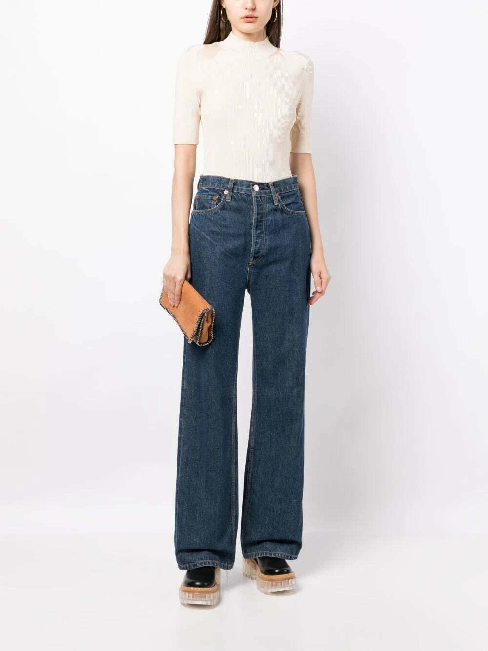 Stella McCartney  high-neck ribbed-knit top - Image 2