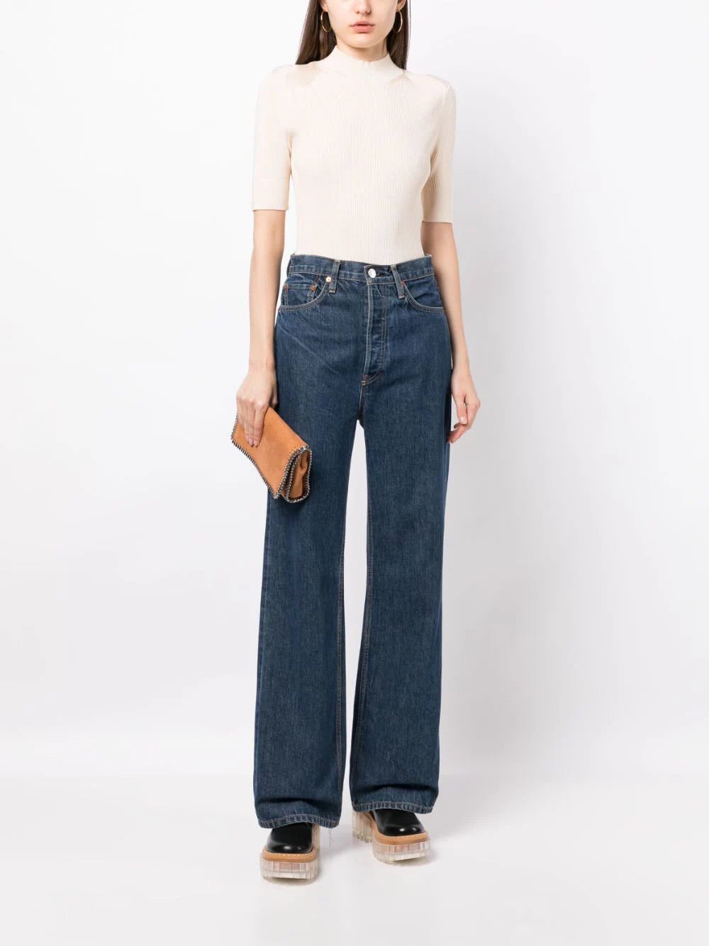 Stella McCartney  high-neck ribbed-knit top - Image 2