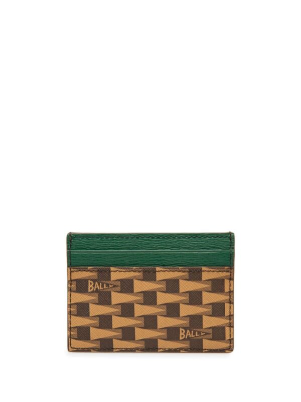Bally monogram-pattern cardholder