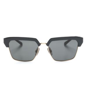 Dolce & Gabbana Eyewear logo-plaque half-rim sunglasses