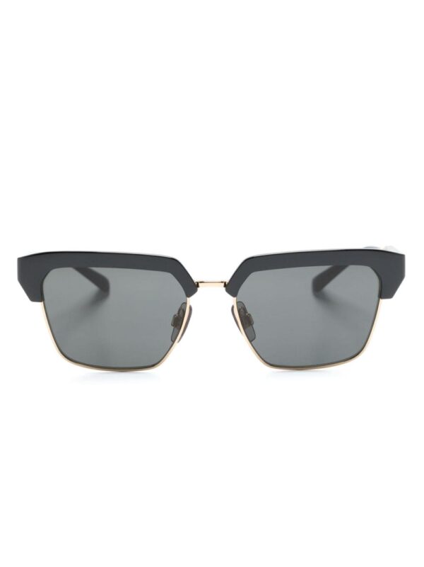 Dolce & Gabbana Eyewear logo-plaque half-rim sunglasses