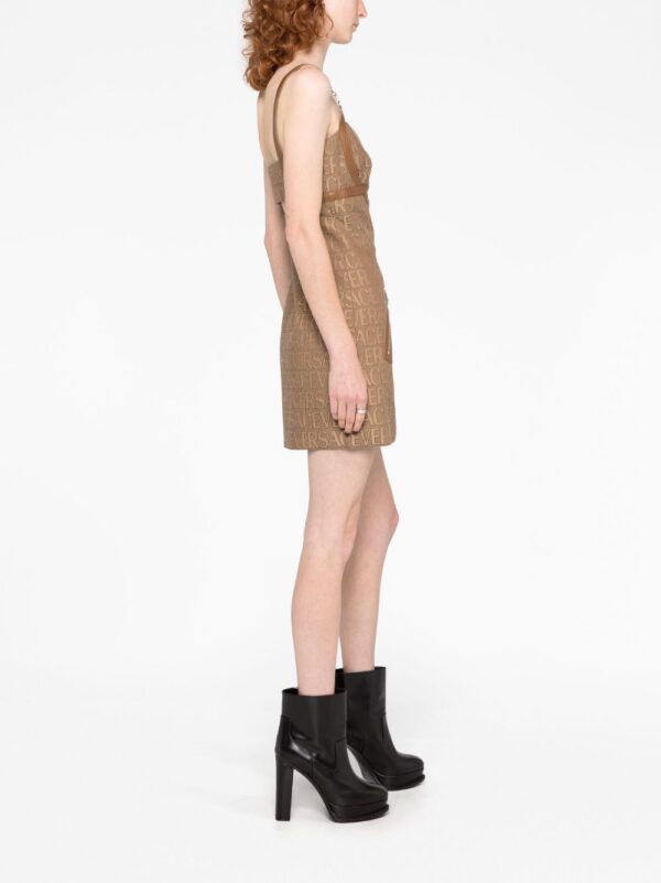 Versace Allover cut-out jacquard minidress (Copy) - Image 5