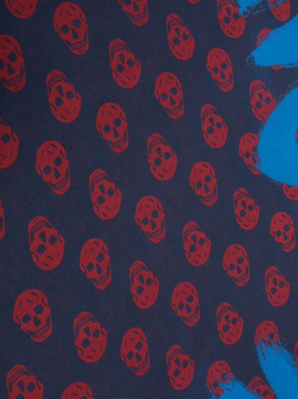 Alexander McQueen  McQueen Graffiti printed frayed scarf - Image 2
