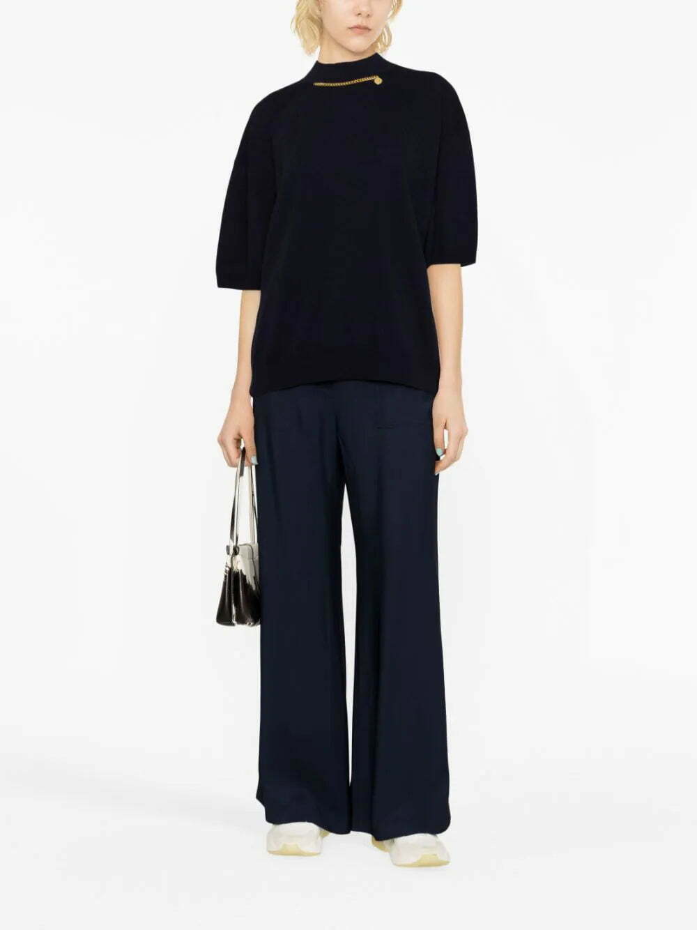 Stella McCartney  Falabella high-neck wool blouse - Image 2