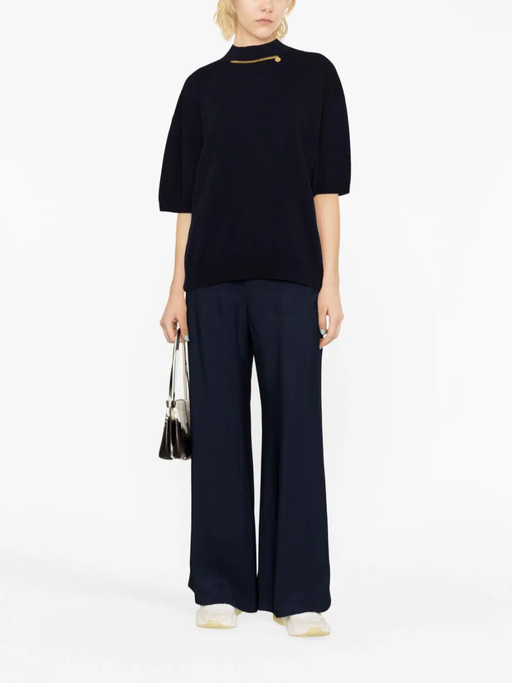 Stella McCartney  Falabella high-neck wool blouse - Image 2