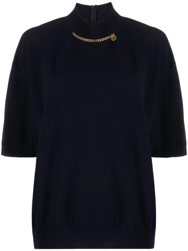 Stella McCartney  Falabella high-neck wool blouse
