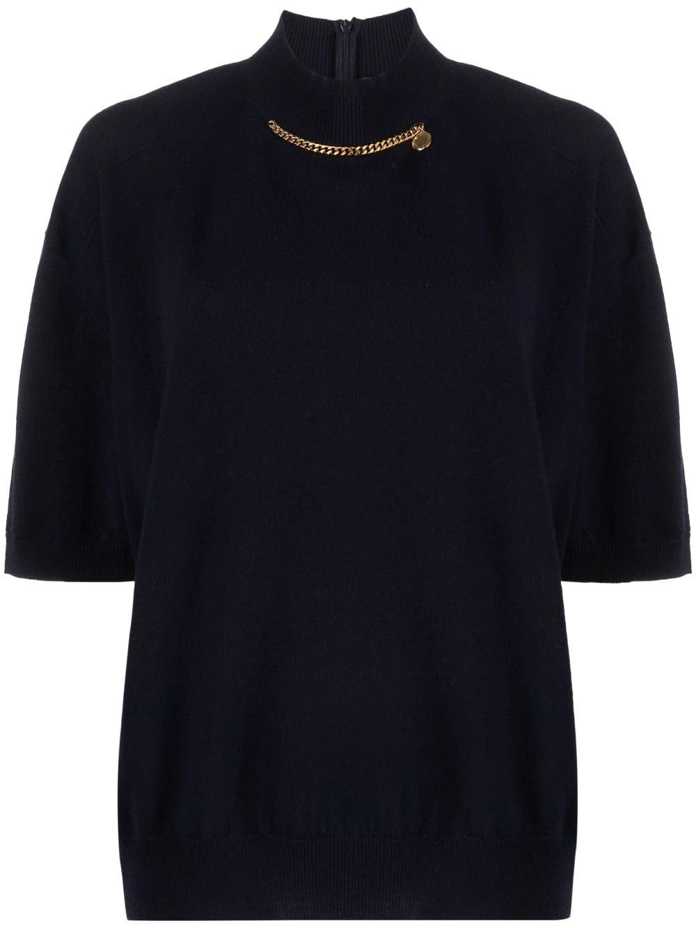 Stella McCartney  Falabella high-neck wool blouse