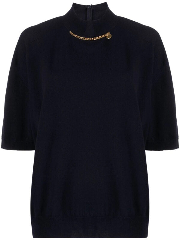 Stella McCartney  Falabella high-neck wool blouse