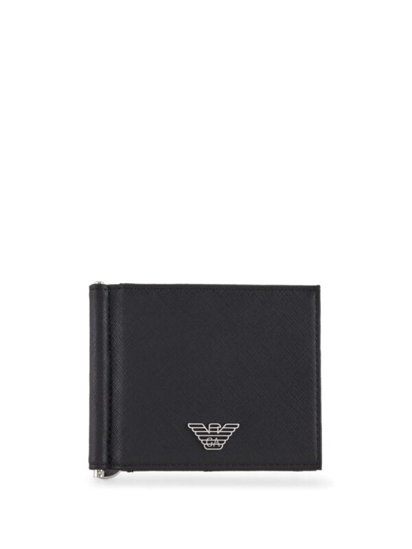 Emporio Armani logo-plaque folded wallet