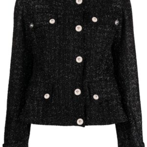 Versace  Medusa Head single-breasted tweed jacket