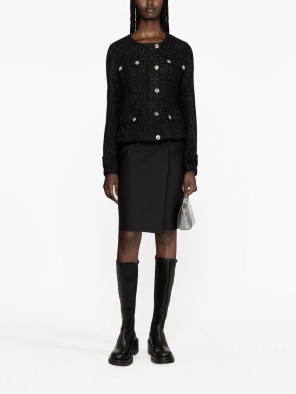 Versace  Medusa Head single-breasted tweed jacket - Image 3