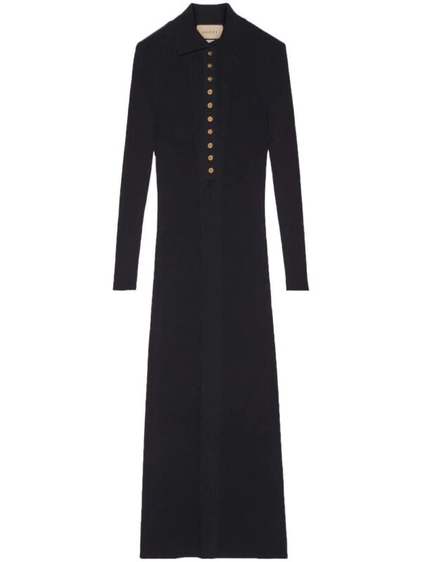 Gucci  fine-knit midi dress