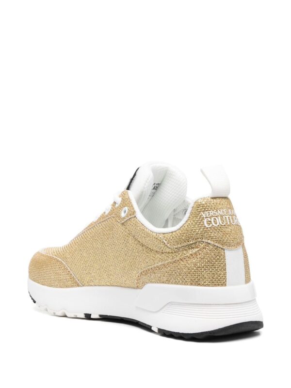 Versace Jeans Couture metallic low-top sneakers - Image 3