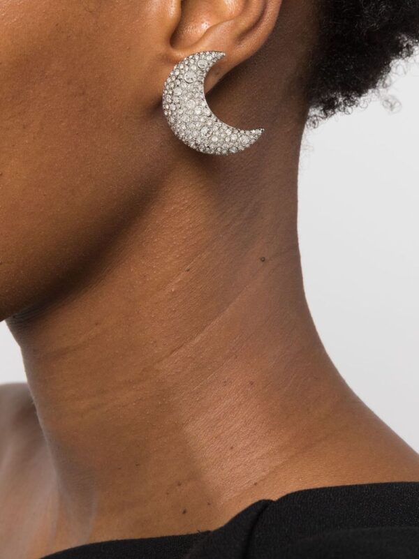 Swarovski  Luna pavé-crystals earrings - Image 2