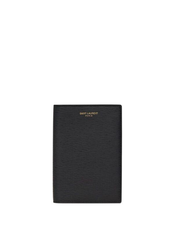Saint Laurent logo-print leather wallet