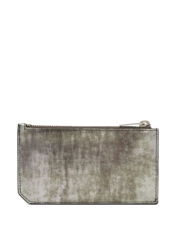 Saint Laurent Paris Fragments logo-embossed leather cardholder - Image 2