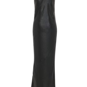 Saint Laurent cowl-effect silk slip dress
