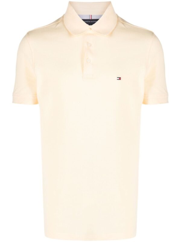 Tommy Hilfiger logo-embroidered cotton polo shirt