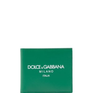 Dolce & Gabbana logo-print leather wallet